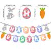 Easter Egg Theme Decorative One-Piece Happy Easter Flag Balloon Set Customization