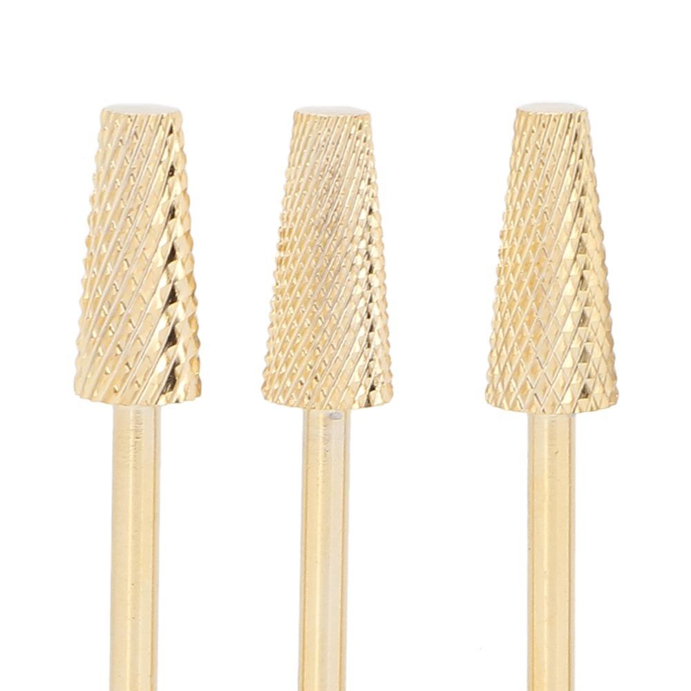 6pcs Carbide Nail Drill Bits Lightweight Nail Sanding Head Salon And Home Nail Art Use