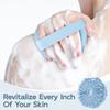 Antimicrobial Silicone Body Scrubber,Exfoliating Body Wash Scrubbers for Sensitive Skin,Shower Body Brush,Gentle Massage