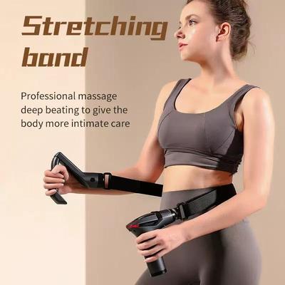 Hot Selling Multifunctional Muscle Relaxation Long-handle Massage Gun Remission Deep Tissue Percussion Body Electric Massage Gun