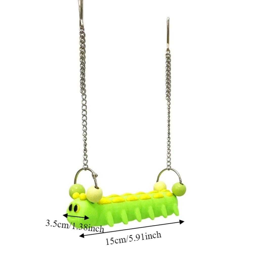 Bite Resistant Parrot Perch Stand Durable Parrot Swing Toy Fun Birds Climbing Ladders Training Toy