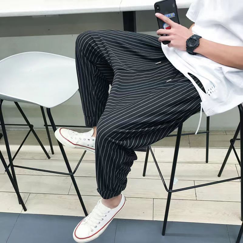 Spring and Autumn Trend Edition Hip Hop Style Drawstring High Waist Low Crotch Loose Oversized Haren Pants