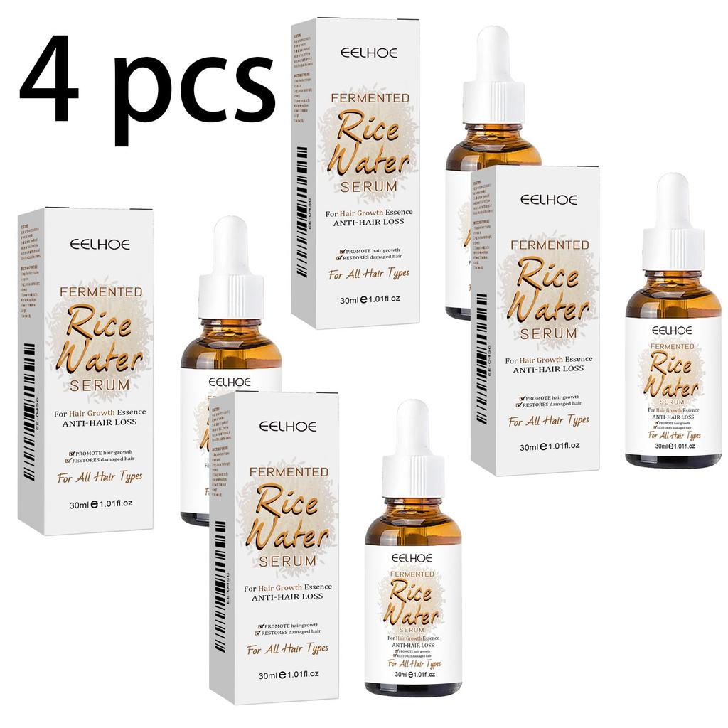 EELHOE Rice Water Hair Oil, Repair for Permed and Dyed Damage, Improves Dry and Frizzy Hair, Moisturizing and Softening Hair Essence 30ml