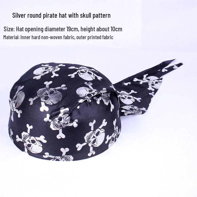 Caribbean Pirate Hat: Halloween Ghost, Captain, Pumpkin, Zorro Costume