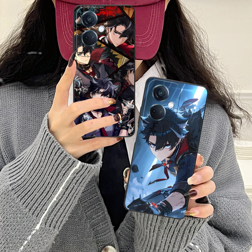 Game GI Wriothesley Matte TPU Mobile Phone Case for OPPO Find X9 X8 X7 X6 X5 X3 X2 Plus s Pro Ultra Lite Colorful Printing Cover