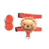 Cartoon Fruit Harness Rabbit Cat Harness And Leash Set Adjustable Pet Harnesses For Small Animals Outdoor Walking Traction Rope