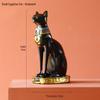 Nordic White Egyptian Cat Resin Ornament for Home or TV Cabinet Decor
