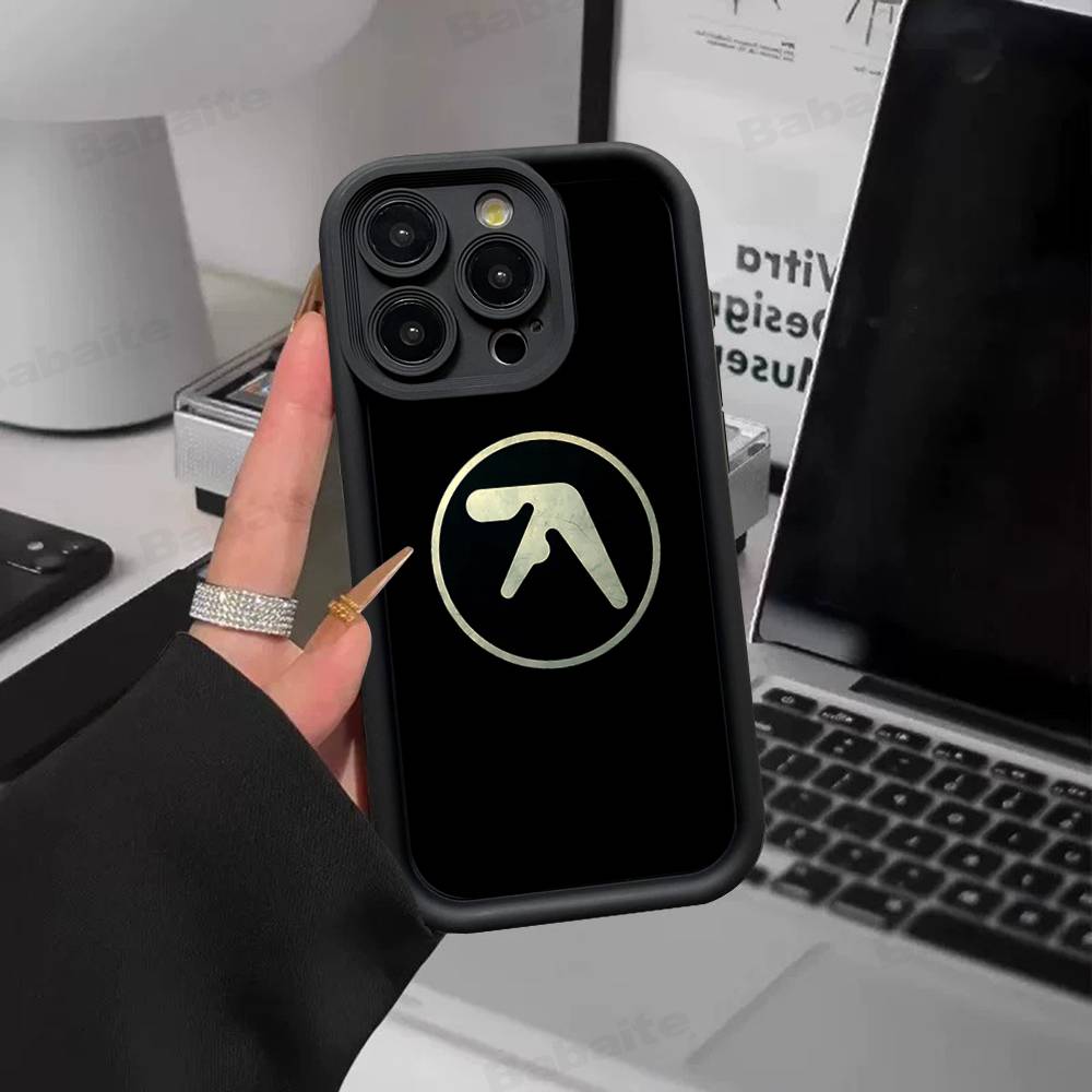 Funda de Silicona para Teléfono DJ A-Aphex T-Twin Para IPhone 17 Pro Max 16 15 14 13 12 11 Plus 17 Air