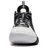 Li Ning BadFive 4 Cushioning Abrasion Resistant Breathable Mid Top Basketball Shoes Men's Black White ABFU015-5
