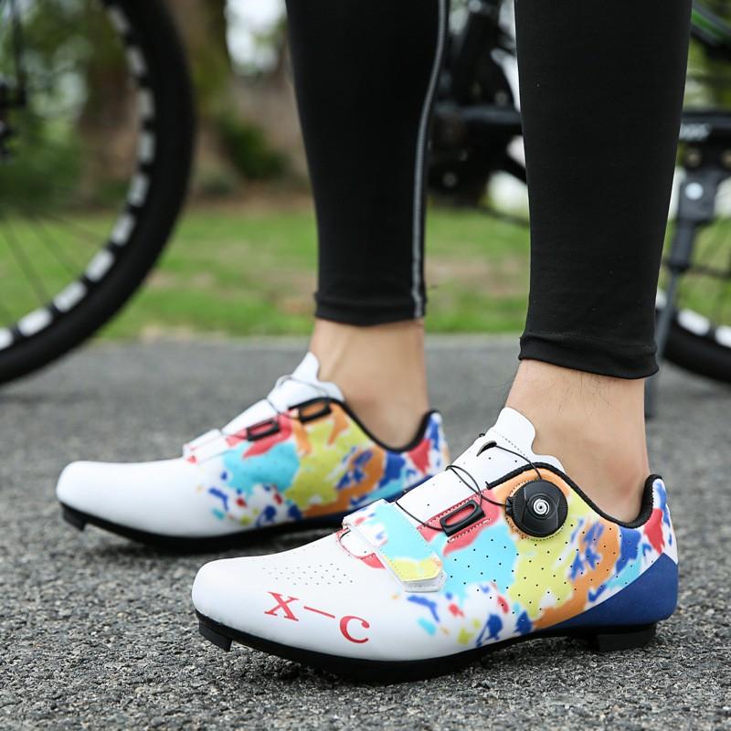 Unisex Cycling Shoes With Rubber Sole