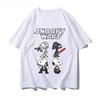 Snoopy Cartoon Anime Women Tshirt Summer Short Sleeve 100 Cotton Unisex Women Tee Shirts Tops 2026 New Fashion Couple Clothes Top