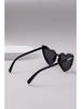 Heart-Shaped Rhinestone Sunglasses: Cute Pointed Diamond Handmade Design for Women