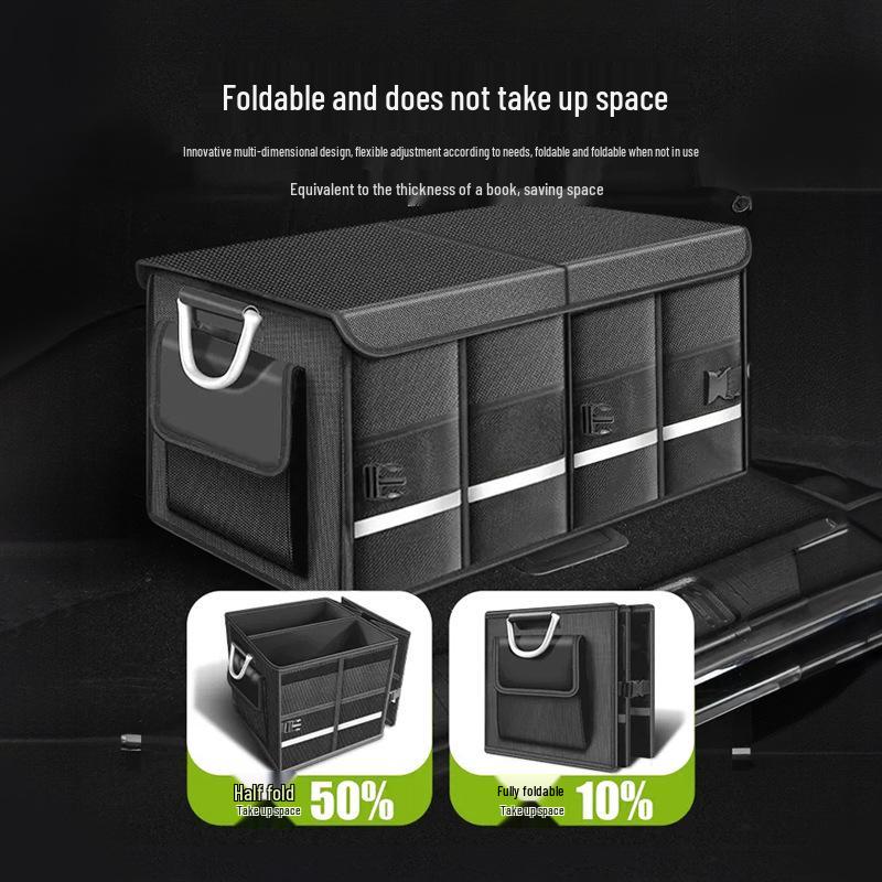 Folding Outdoor Car Trunk Organizer Box - Oxford Cloth