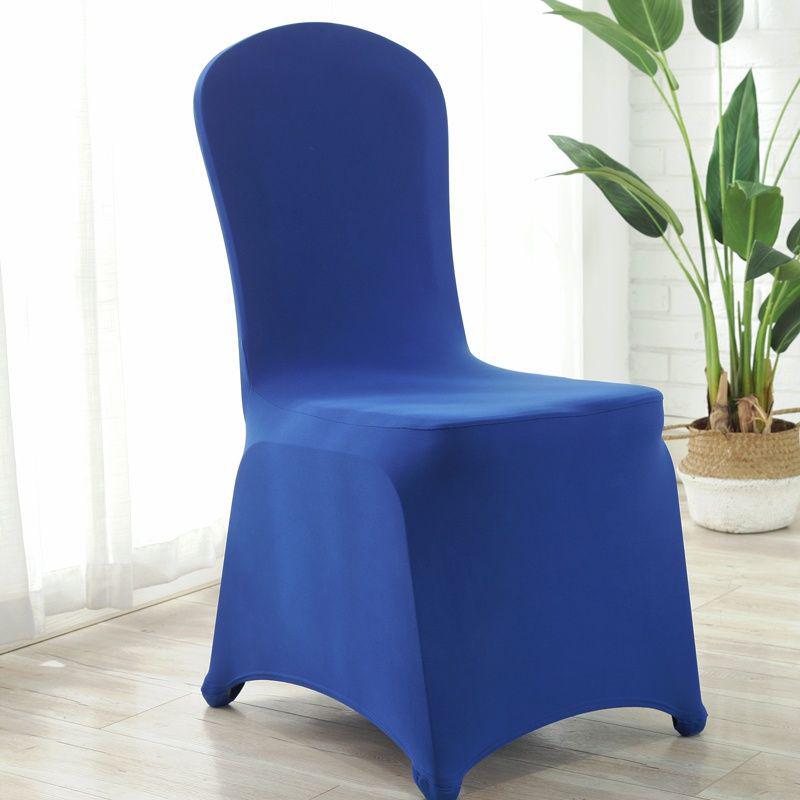 Universal Stretch Chair Cover - Solid Color, Thickened for Hotel, Restaurant, Wedding, Banquet