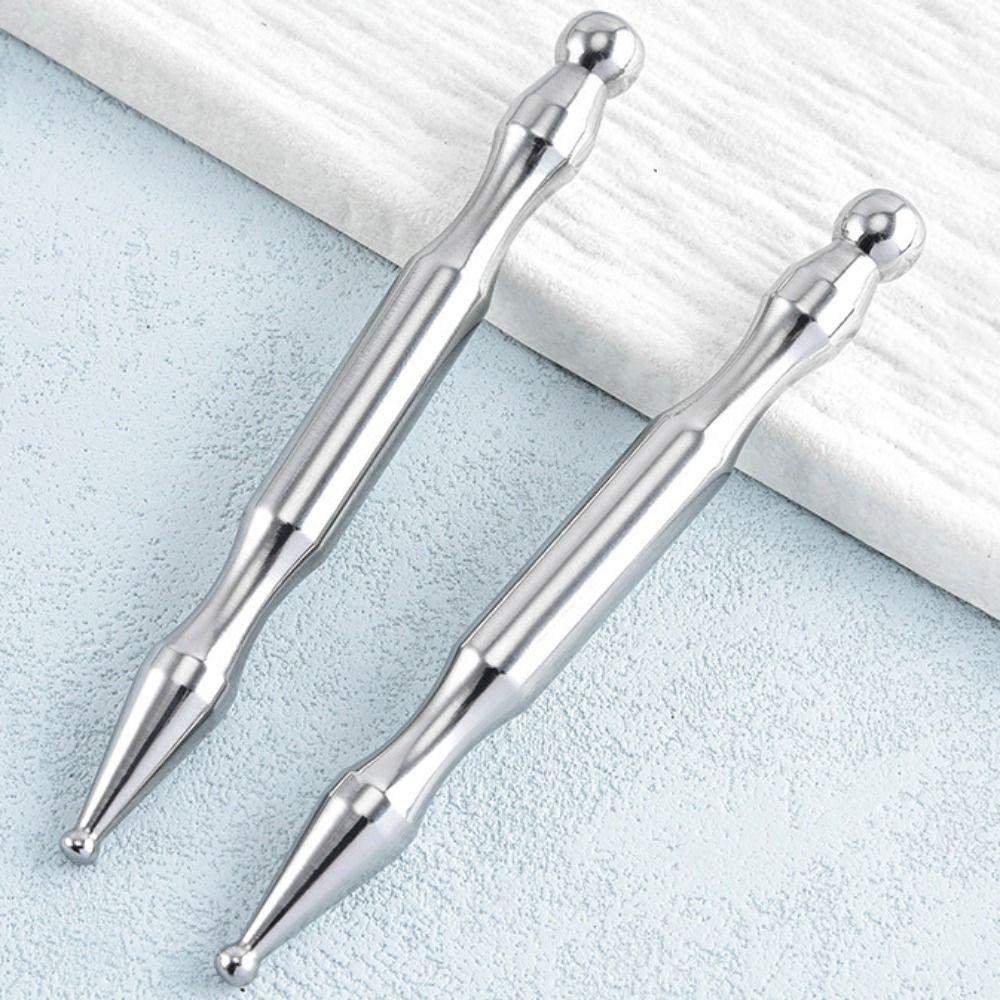 Self-Care Tool Deep Tissue Massager Stainless Steel Acupressure Bar Acupuncture Pen Facial Care