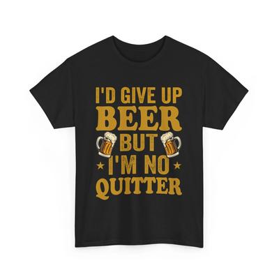 Bier trinken T-Shirt | Lustiges Bier Shirt | Bier T-Shirt Ich bin kein Aufgeber