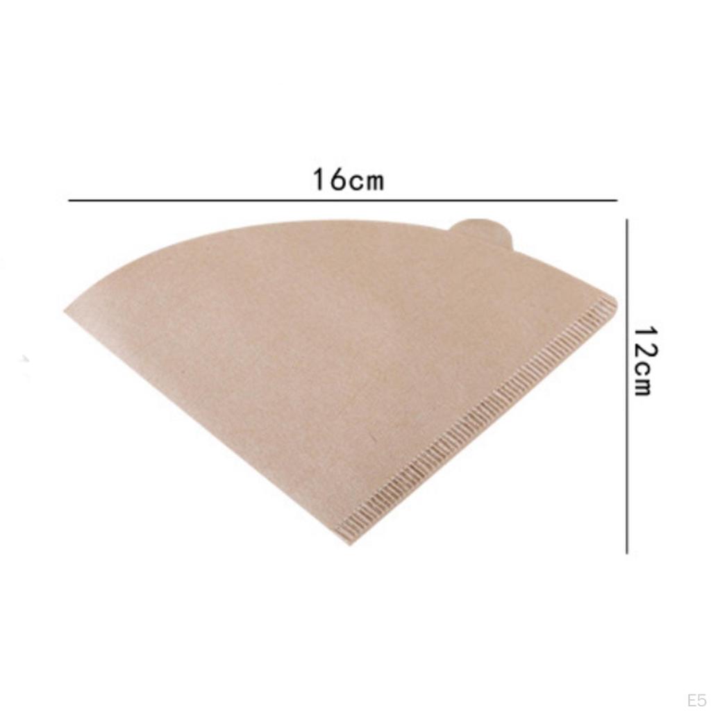 100 Filter Paper Coffee Cup Strainers Replacement Filters for Tea and Tools Latte Drip