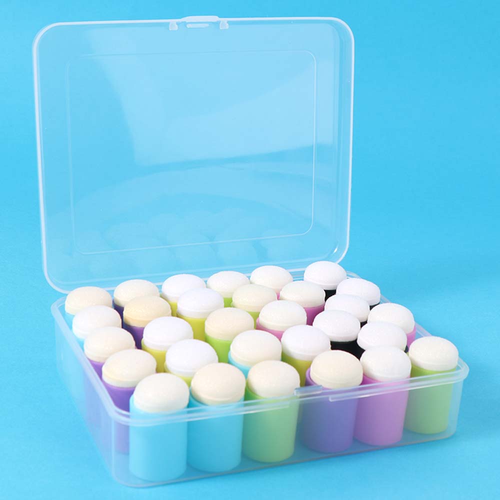 30pcs Inking Staining Dauber Sponge Craft Painting Finger Cot Finger Painting Sponge  Drawing