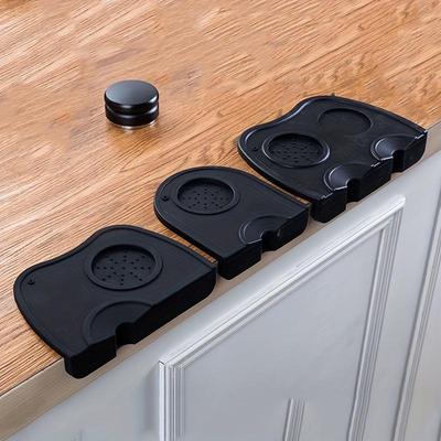 Thickened Non-Slip Black Coffee Press Pad