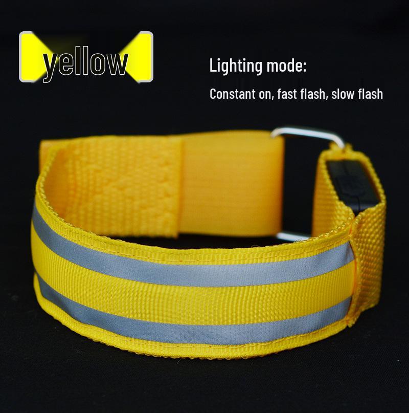 LED Luminous USB Safety Armband for Night Running