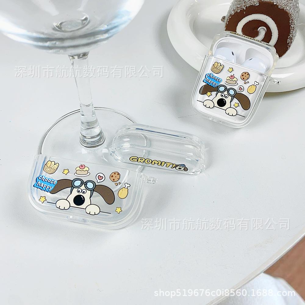 Head dog applies AirPods 1 protective case apple earphone case airpodspro1 soft silicone 1 fourth generation ipod