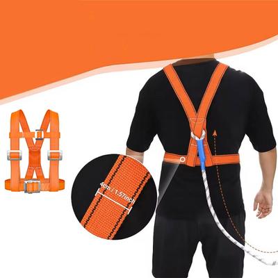Safety Belt Adjustable Climbing Gear Rappelling Harness Lanyard High Altitude Fall Prevention Safety Belt Rock Climbing Harness