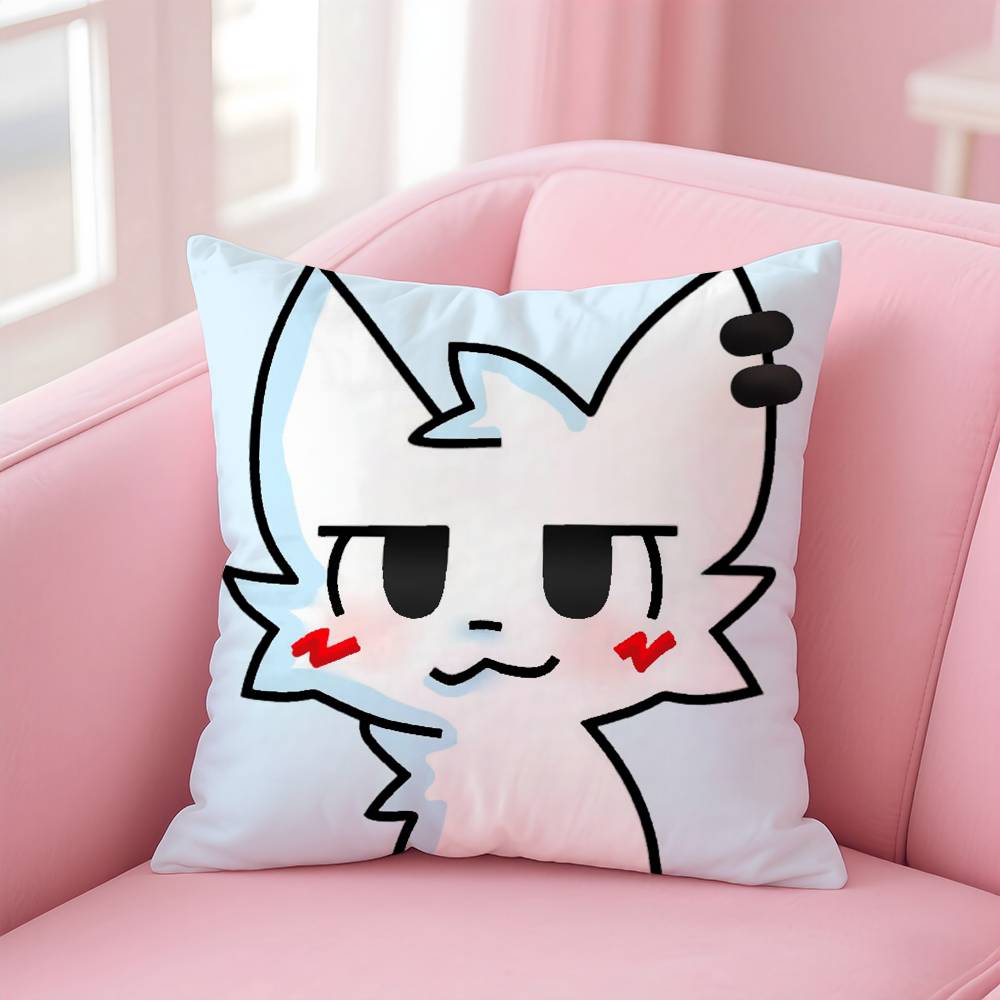 

B-Boykisser Глупый Кот Милый Чехол для Подушки с принтом наволочка гостиная диван наволочка декор комнаты для спальни 16x16Inch