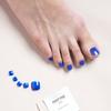 Solid Pedi Tip Coral Blue 14 sztuk