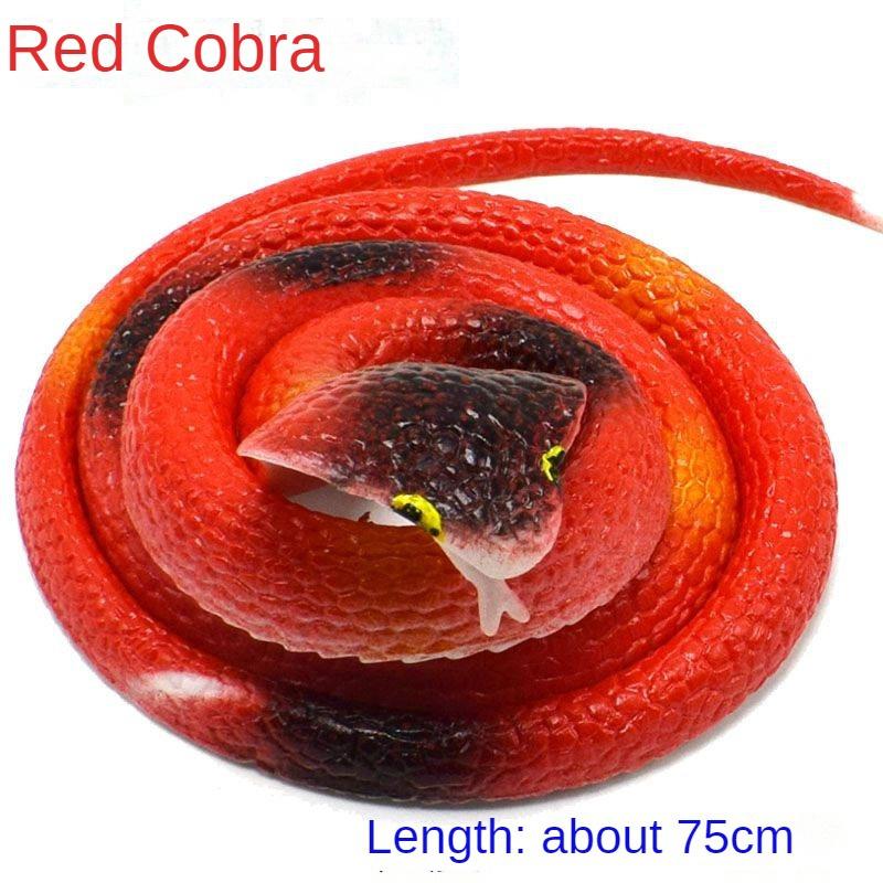 Prank Toys Workmanship Multi Color Household Products Rubber Imitation Snake Health And Safety Tpr Soft Adhesive Novelty Toys