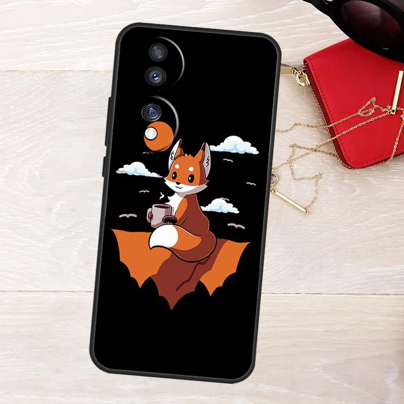 Anime Funny Fox Case For Honor 200 400 Pro 50 70 90 Lite X9a X9b X9c X9d X8a X8b X8c Magic 5 6 7 8 Pro Cover
