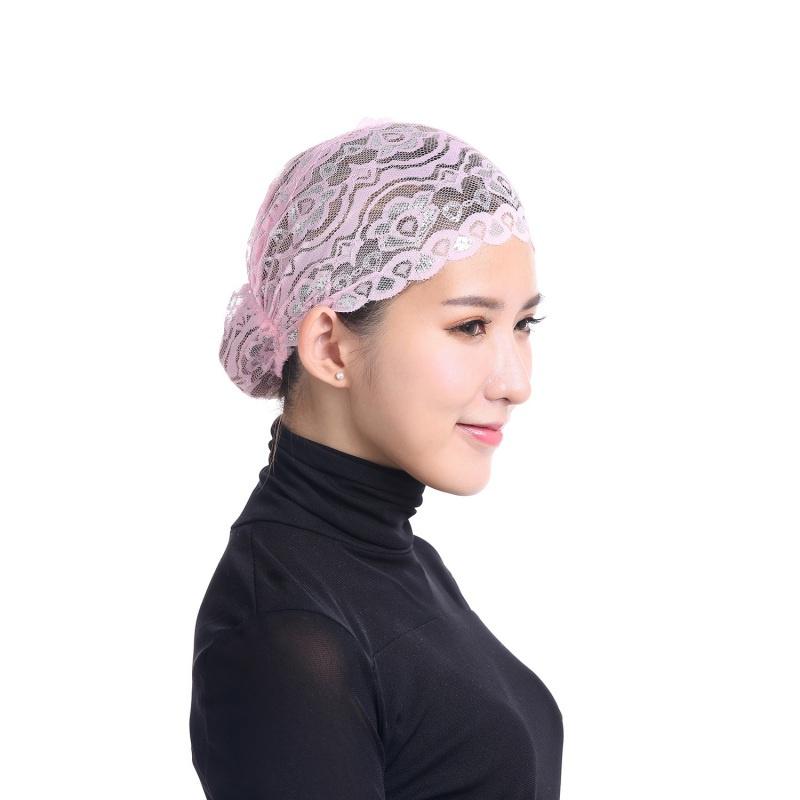 Muslim Hijab Lace Underscarf Cap Women 
