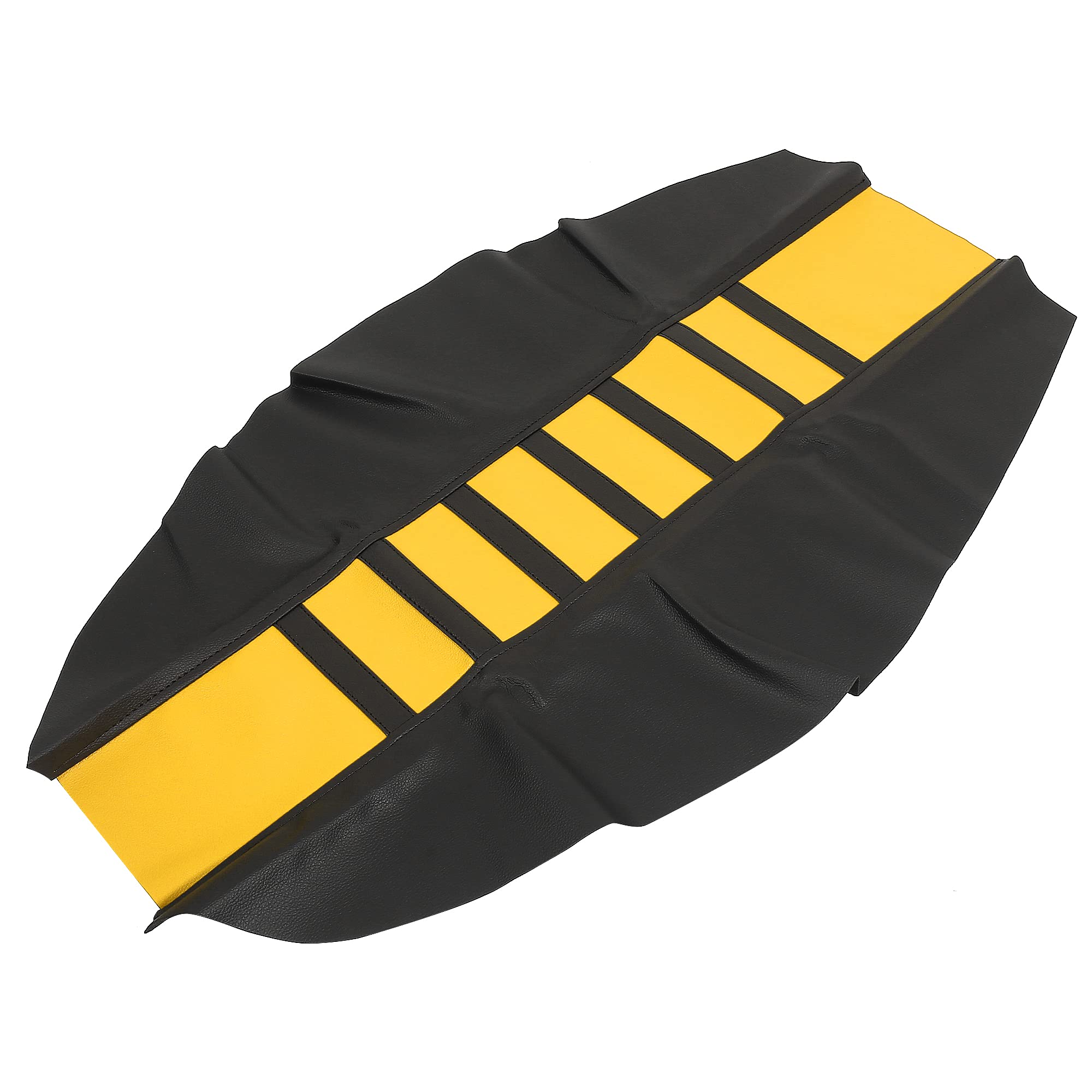 

Motoforti Seat Covers, Soft, Non-Slip Faux Leather Seat Cushions for Motorcycles and Off-Road Bikes, Universal, Yellow and Black