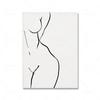 Póster e Impresión Mujer Hermosa Naturaleza Con Líneas Arte de Pared Imágenes Matisse Abstracto Pintura en Lienzo Decoración Nórdica para el Hogar