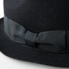 Reck Hatter Australian Wool Short Brim Felt Wide Size Size M Men's Hat, Brim, Fall/Winter, Black, RH-104,