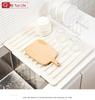 Silicone Multi-functional Kitchen Mat: Sink Splash Guard & Heat-Insulating Draining Mat