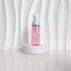 60ml Red Translucent Mousse Dispenser: Cosmetic Brush Foam Bottle for Face Wash and Travel Use