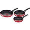 Pan Set - Lagostina - Mediterranean Cuisine - Aluminum - Thermo-Signal Indicator - 3 Pieces