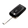 Car Replacement Flip 2 Button Auto Key Shell Case Cover for Peugeot 207 307