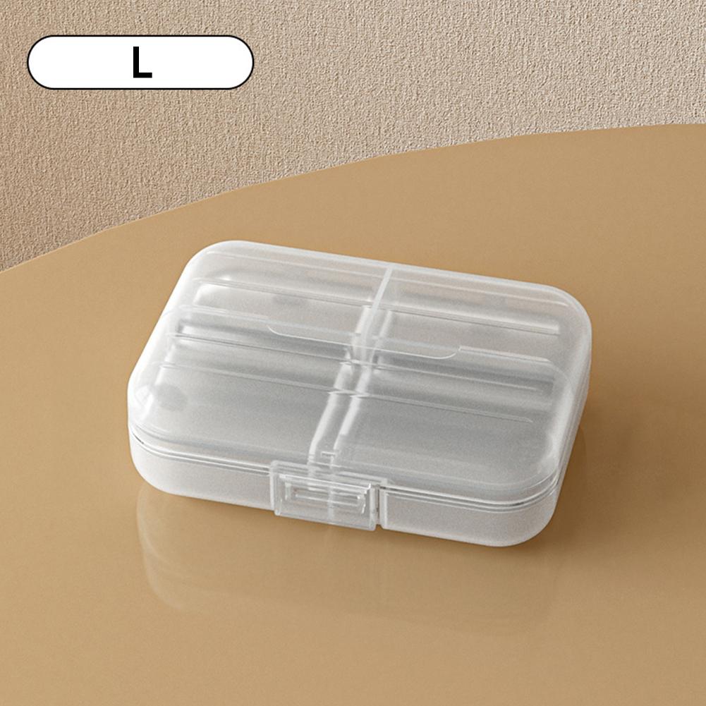 Kleine Pillenbox mit Fächern Tragbare Pillendose Auslaufsicher Medikamenten-Pillenspender Reise Ältere Tägliches Pillenmanagement