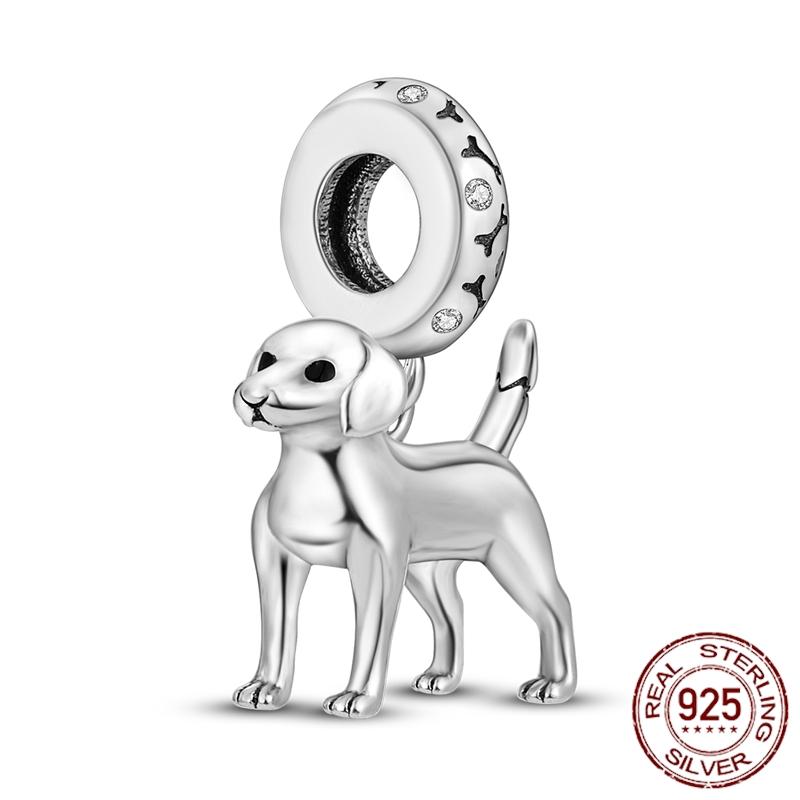 New In Original Charms Beads Pendant Copper Dog Cat Firefly Butterfly Dragonfly Charm For Woman Jewelry Making Diy