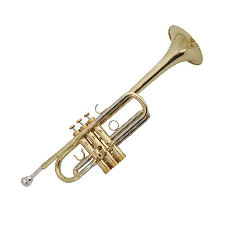 Heavy-Duty C Key Brass Instrument: Two-Color, Flexible Keys, Easy to Play for Adults, Beginners & Professionals