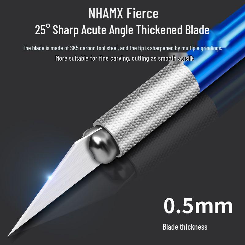 Carving Knife & Pen Knife Craft Set: Paper Cutter, Student Rubber Stamp, Wood Carving Tools