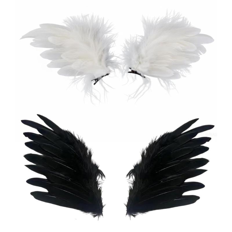 Elegant Flapper Fascinator Wing Headpiece for Special Event Wedding Engagement Headwear Hair Styling