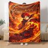 Naruto Character Personalized Text Blanket Lightweight Customizable Blanket Comfortable Great for Nap Office Office Chair Livingroom All-Season Use