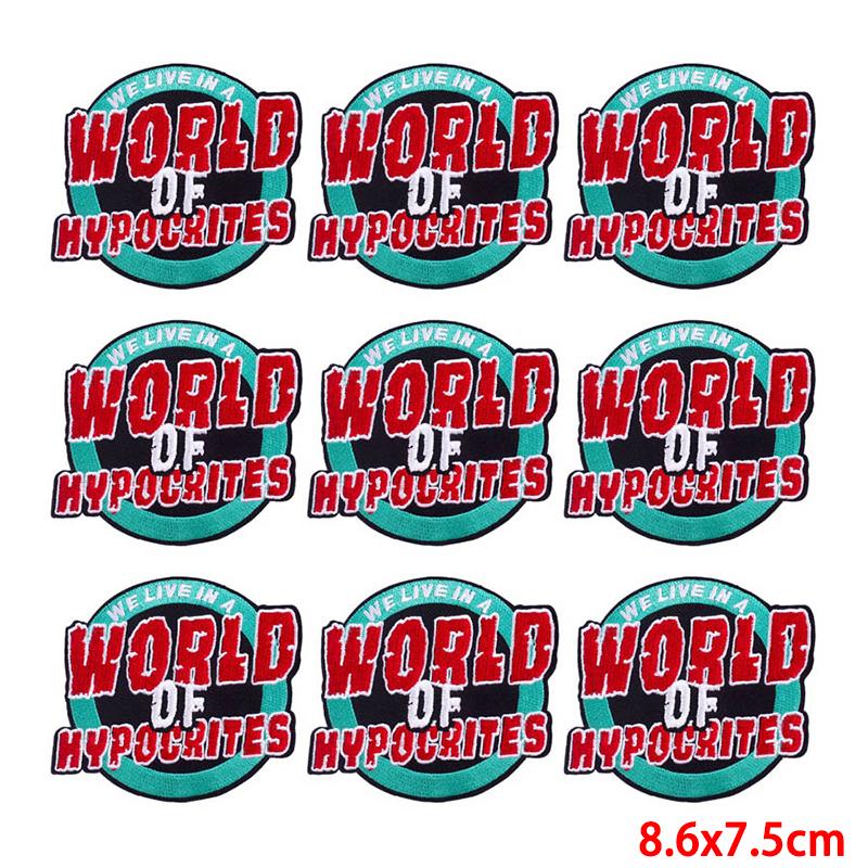 10 Pcs/lot Wholesale Embroidery Patch Iron On Patches For Clothing Patches On Clothes Jackets Decor Applique Sew Supplies