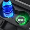CIC1 For Opel Vauxhall OPC Line Logo Antara Astra Corsa Meriva GSI Emblem Led Car Water Cup Mat Drink Holder Auto Interior Decorative