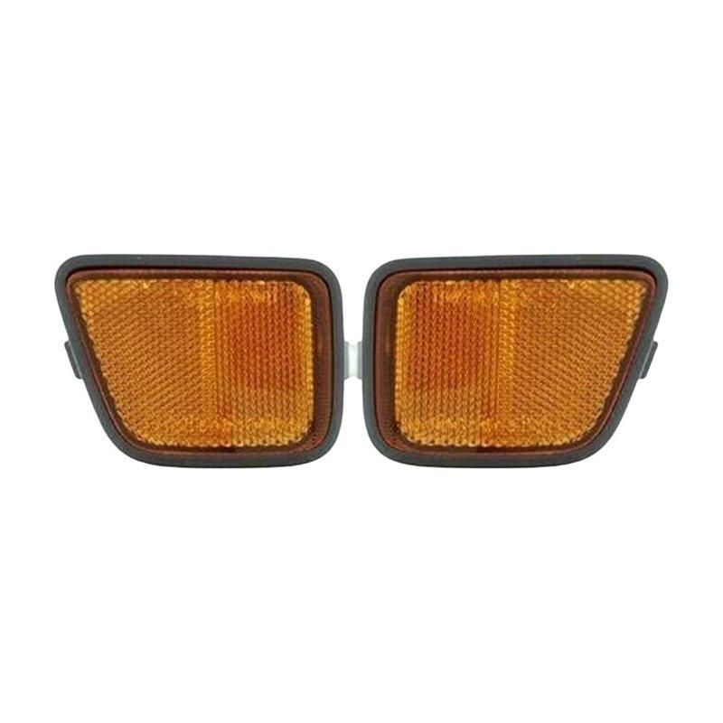 NEW-For Honda CR-V CRV 1997-2001 33801-S10-A01 33851-S10-A01 2Pcs Front Bumper Fender Side Marker Reflector