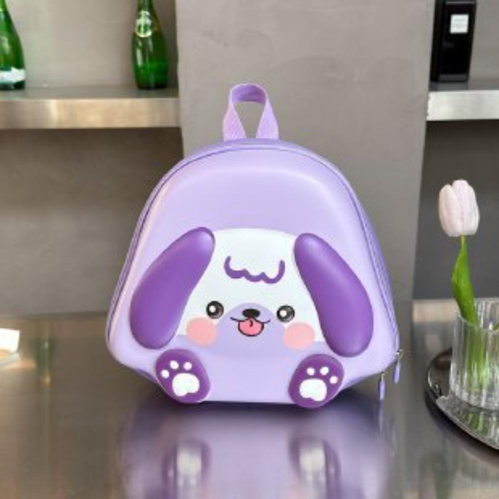Nuova borsa a forma di guscio d'uovo per bambini design cucciolo carino zaino per scuola materna versatile per ragazzi e ragazze