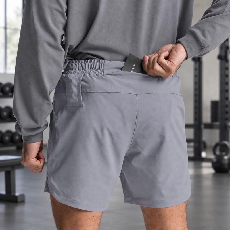 Men Loose Quick Dry Sports Fitness Knee Length Basketball Athletic Shorts