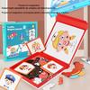 WANDAVICTA® Magnetisches Puzzle mit Charakteren, 53 Teile, Aufbewahrungsbox, Lernspielzeug für Kinder ab 3 Jahren
